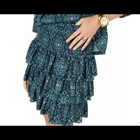MICHAEL Michael Kors Dresses & Skirts - Michael Kors Medallion-Print Tiered skirt